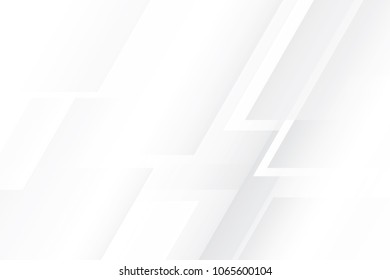 Abstract geometric white and gray color background. Vector, illustration.