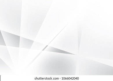 Abstract geometric white and gray color background. Vector, illustration.