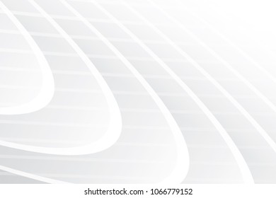 Abstract geometric white and gray color background. Vector, illustration.