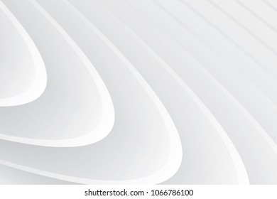 Abstract geometric white and gray color background. Vector, illustration.