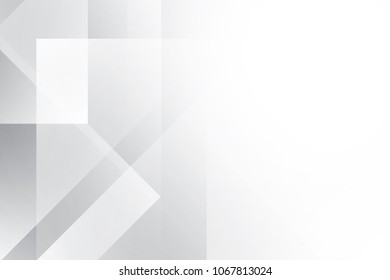 Abstract geometric white and gray color background. Vector, illustration.