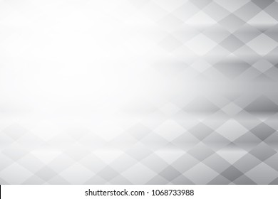 Abstract geometric white and gray color background. Vector, illustration.