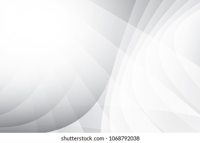 Abstract geometric white and gray color background. Vector, illustration.