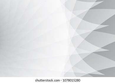 Abstract geometric white and gray color background, vector illustration.