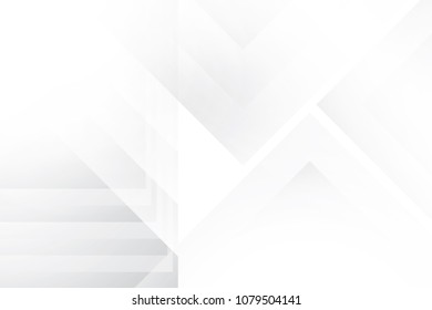 Abstract geometric white and gray color background, vector illustration.