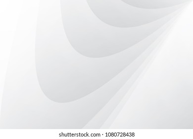 Abstract geometric white and gray color background, vector illustration.