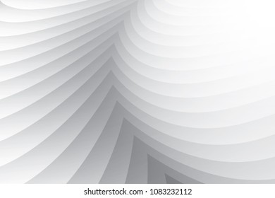 Abstract geometric white and gray color background, vector illustration.