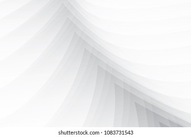 Abstract geometric white and gray color background, vector illustration.