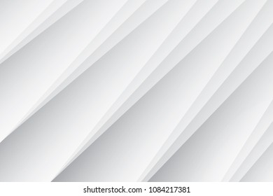 Abstract geometric white and gray color background, vector illustration. - Shutterstock ID 1084217381