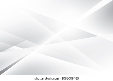 Abstract geometric white and gray color background, vector illustration.