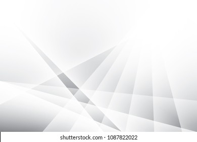 Abstract geometric white and gray color background. Vector, illustration.