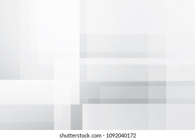 Abstract geometric white and gray color background. Vector, illustration.