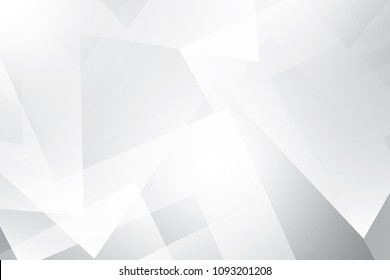 Abstract geometric white and gray color background. Vector, illustration.