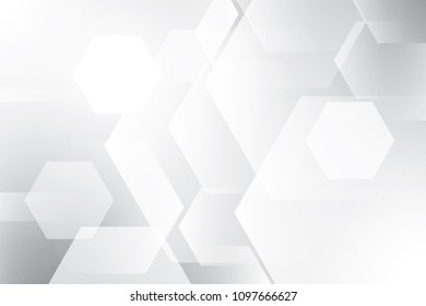 Abstract geometric white and gray color background. Vector, illustration.