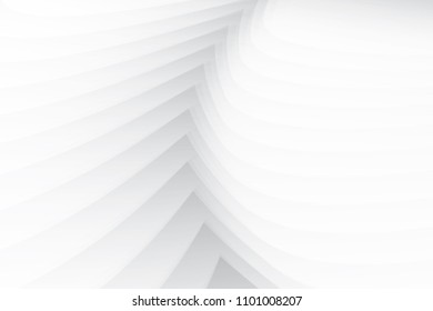 Abstract geometric white and gray color background. Vector, illustration.