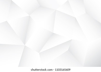 Abstract geometric white and gray color background. Vector, illustration.