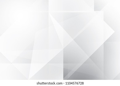 Abstract geometric white and gray color background. Vector, illustration.