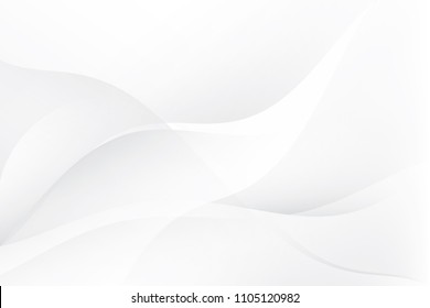 Abstract geometric white and gray color background. Vector, illustration.