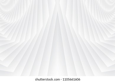 Abstract geometric white and gray color background. Vector, illustration.
