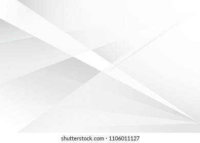 Abstract geometric white and gray color background. Vector, illustration.
