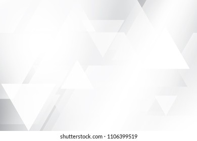 Abstract geometric white and gray color background. Vector, illustration.