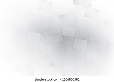 Abstract geometric white and gray color background. Vector, illustration.