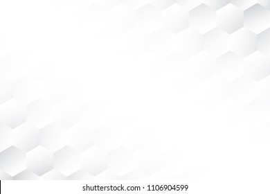 Abstract geometric white and gray color background. Vector, illustration.