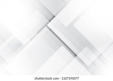 Abstract geometric white and gray color background. Vector, illustration.