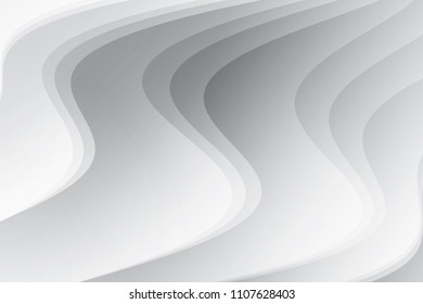 Abstract geometric white and gray color background. Vector, illustration.
