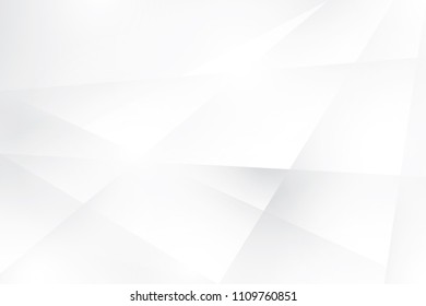 Abstract geometric white and gray color background. Vector, illustration.