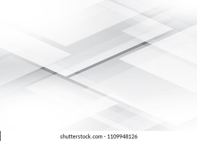 Abstract geometric white and gray color background. Vector, illustration.