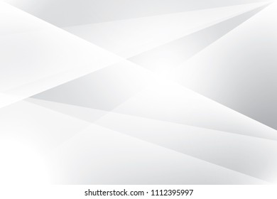 Abstract geometric white and gray color background. Vector, illustration.