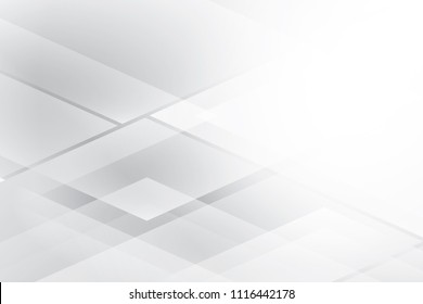 Abstract geometric white and gray color background. Vector, illustration.