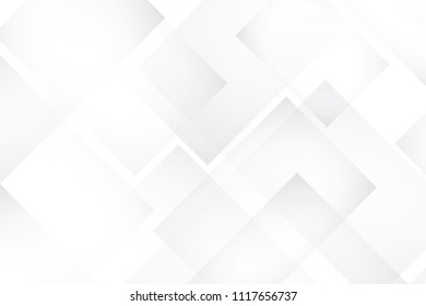 Abstract geometric white and gray color background. Vector, illustration.