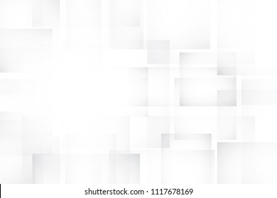 Abstract geometric white and gray color background. Vector, illustration.