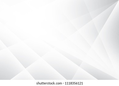 Abstract geometric white and gray color background. Vector, illustration.