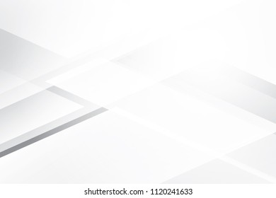 Abstract geometric white and gray color background. Vector, illustration.