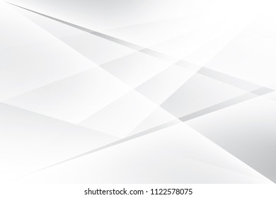 Abstract geometric white and gray color background. Vector, illustration.