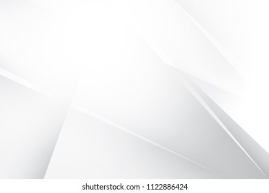 Abstract geometric white and gray color background. Vector, illustration.