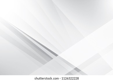 Abstract geometric white and gray color background. Vector, illustration.