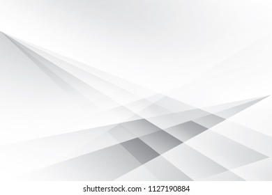 Abstract geometric white and gray color background. Vector, illustration.