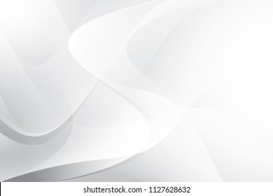 Abstract geometric white and gray color background. Vector, illustration.