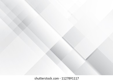 Abstract geometric white and gray color background. Vector, illustration.