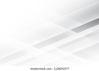 Abstract geometric white and gray color background. Vector, illustration.