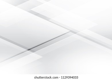 Abstract geometric white and gray color background. Vector, illustration.