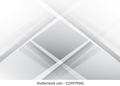 Abstract geometric white and gray color background. Vector, illustration.