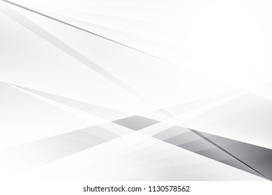 Abstract geometric white and gray color background. Vector, illustration.