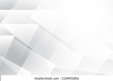 Abstract geometric white and gray color background. Vector, illustration.