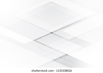 Abstract geometric white and gray color background. Vector, illustration.