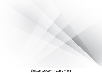 Abstract geometric white and gray color background. Vector, illustration.